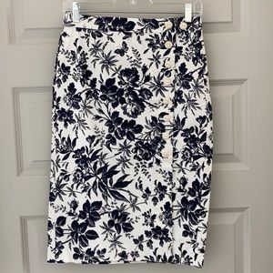 J Crew floral skirt